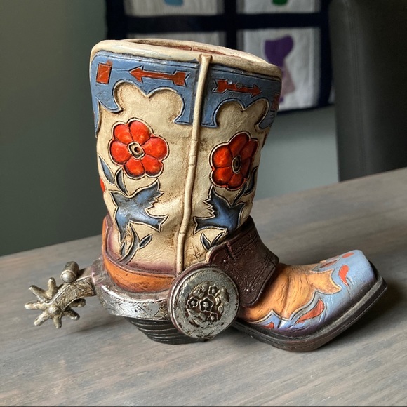 Western Southwest Boot Piggy Bank